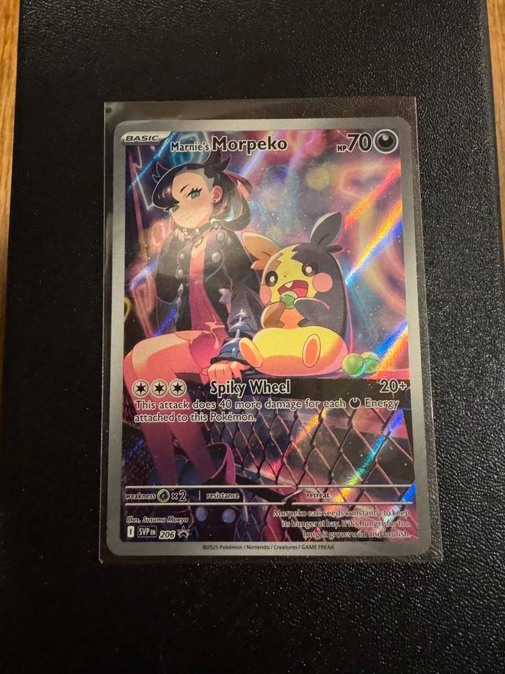 Marnie’s Morpeko SVP 206 - Pokémon TCG, Hobby en Vrije tijd, Verzamelkaartspellen | Pokémon, Nieuw, Losse kaart, Ophalen