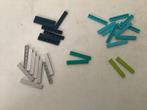 Lego tegel 1x6 blauw zilver turqoise lemon groen, Ophalen of Verzenden, Gebruikt, Losse stenen, Lego
