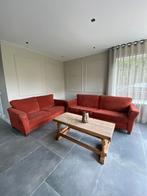 Landelijke zithoek, banken salontafel, Huis en Inrichting, Ophalen, Zo goed als nieuw, Hout, Landelijk