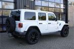 Jeep Wrangler 2.0T 272 PK 4x4 Sahara | NL-Auto | Grijs Kente, Auto's, Bestelauto's, 450 kg, 4 cilinders, Wit, Vierwielaandrijving