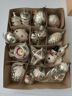 17 antieke en oude glazen kerstballen/ kerst ornamenten, Diversen, Kerst, Ophalen, Gebruikt