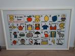 Handgeborduurd Dick Bruna lijst, Ophalen, Gebruikt, Wanddecoratie