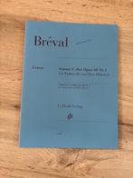 Bréval Sonate C-dur Opus 40 Nr. 1 - Cello, Contrabas, Piano, Klassiek, Ophalen of Verzenden, Zo goed als nieuw, Artiest of Componist