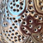 Oosterse wandlamp met filligrain - gaatjes, Huis en Inrichting, Lampen | Wandlampen, Ophalen of Verzenden, Zo goed als nieuw, Metaal