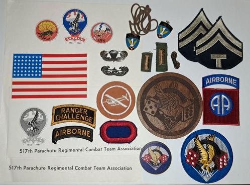 WWII Airborne Insignia Lot - 1, Verzamelen, Militaria | Tweede Wereldoorlog, Landmacht, Embleem of Badge, Amerika, Verzenden