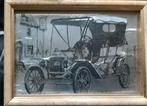 Ford Model T 1915 Aluminium Kaart Ingelijst, Ophalen of Verzenden