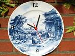 Hollandse vintage wandklok -Ter  Steege  Delft Blauw '1984', Antiek en Kunst, Antiek | Klokken, Ophalen of Verzenden