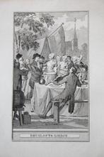 Gravure Bruilofts-lietje (eind 18e eeuw?), Antiek en Kunst, Kunst | Etsen en Gravures, Ophalen of Verzenden