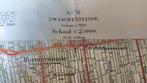 Zwaagwesteinde topografische landkaart 1925, Verzamelen, Ansichtkaarten | Nederland, Ophalen of Verzenden, 1920 tot 1940, Zuid-Holland