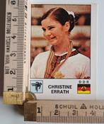 Vintage sticker sport vedettes 233 Christine Errath DDR, Sport, Ophalen of Verzenden, Zo goed als nieuw