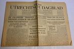 13 mei 1940 krant Utrechts dagblad wo2, Verzamelen, Militaria | Tweede Wereldoorlog, Ophalen of Verzenden, Overige soorten, Nederland
