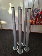 5 Verstelbare Metalen Tafelpoten, Ophalen of Verzenden