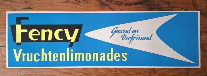 Origineel Fency Zeefdruk Reclame Affiche nr: 018, Antiek en Kunst, Curiosa en Brocante, Ophalen of Verzenden