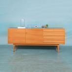 Vintage blond dressoir 60s Minimalist credenza sideboard, Ophalen of Verzenden, Gebruikt, Minimalist