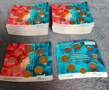 20 x complete set eerste euromunten 2014 Willem Alexander beschikbaar voor biedingen