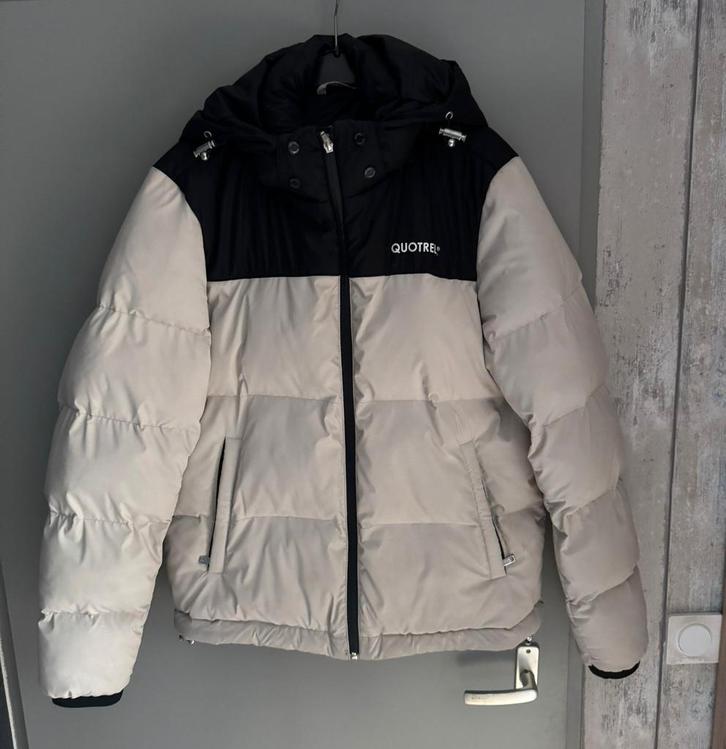 Winterjas Quotrell maat M, Kleding | Heren, Jassen | Winter, Zwart, Ophalen of Verzenden