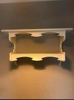 Mooi groot houten zwaar brocant wandrek, Ophalen of Verzenden