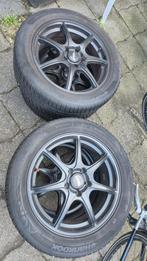 Velgen met Winterbanden 5x114.3 67.1mm, Ophalen, Gebruikt