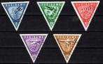 Suriname nr. 340-344 Vliegveld Zanderij gestempeld, Ophalen of Verzenden, Gestempeld