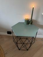 Bijzettafel met groen blad(urban green), Minder dan 55 cm, Rond, Zo goed als nieuw, Ophalen