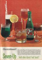 Retro reclame 1964 Seven-Up 7Up frisdrank mixt u graag, Verzamelen, Verzenden, Overige typen