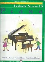 Alfred's Basic Piano Library lesboek niveau 1B, Muziek en Instrumenten, Bladmuziek, Les of Cursus, Ophalen of Verzenden, Zo goed als nieuw