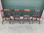 4 stuks café stoelen horeca kroeg mancave keet bar café, Huis en Inrichting, Barkrukken, 60 tot 90 cm, 5 krukken of meer, Gebruikt