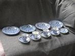 Lange lijs ca 1900. Bordjes en kop en schotels Porselein., Antiek en Kunst, Antiek | Servies los, Ophalen of Verzenden