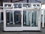 Nieuw Hardhout schuifpui Hr++bezorgen factuur mogelijk, 225 cm of meer, Ophalen of Verzenden, Zo goed als nieuw, Inclusief glas