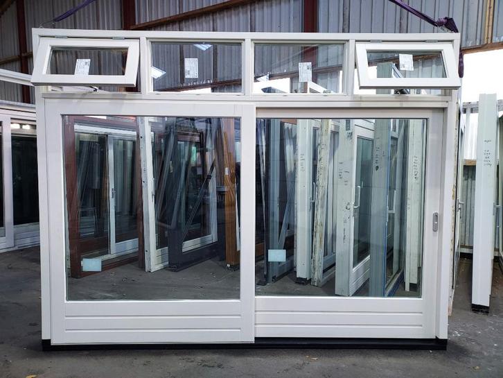 Nieuw Hardhout schuifpui Hr++bezorgen factuur mogelijk, Doe-het-zelf en Verbouw, Kozijnen en Schuifpuien, Zo goed als nieuw, Schuifpui