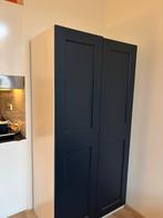 Donkerblauwe PAX 2-deurs, Ophalen, Overige materialen, Gebruikt, 100 tot 150 cm