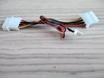 Adapterkabel 3pins fan aansluiting naar MOLEX, Ophalen of Verzenden