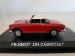 Peugeot 204 cabriolet, Norev, 1:43, nieuw in de vitrinebox, Hobby en Vrije tijd, Ophalen of Verzenden, Zo goed als nieuw, Auto