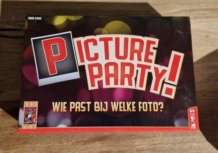 NIEUW - Picture Party 999games gezelschapspel, Hobby en Vrije tijd, Gezelschapsspellen | Kaartspellen, Zo goed als nieuw, Ophalen of Verzenden