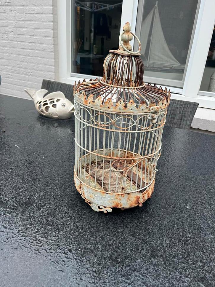 Oud vogelkooitje - Decoratief, Antiek en Kunst, Antiek | Woonaccessoires, Ophalen