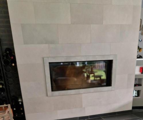 M design Luna gold+ houtkachel, breed model, Huis en Inrichting, Haarden, Gebruikt, Ophalen
