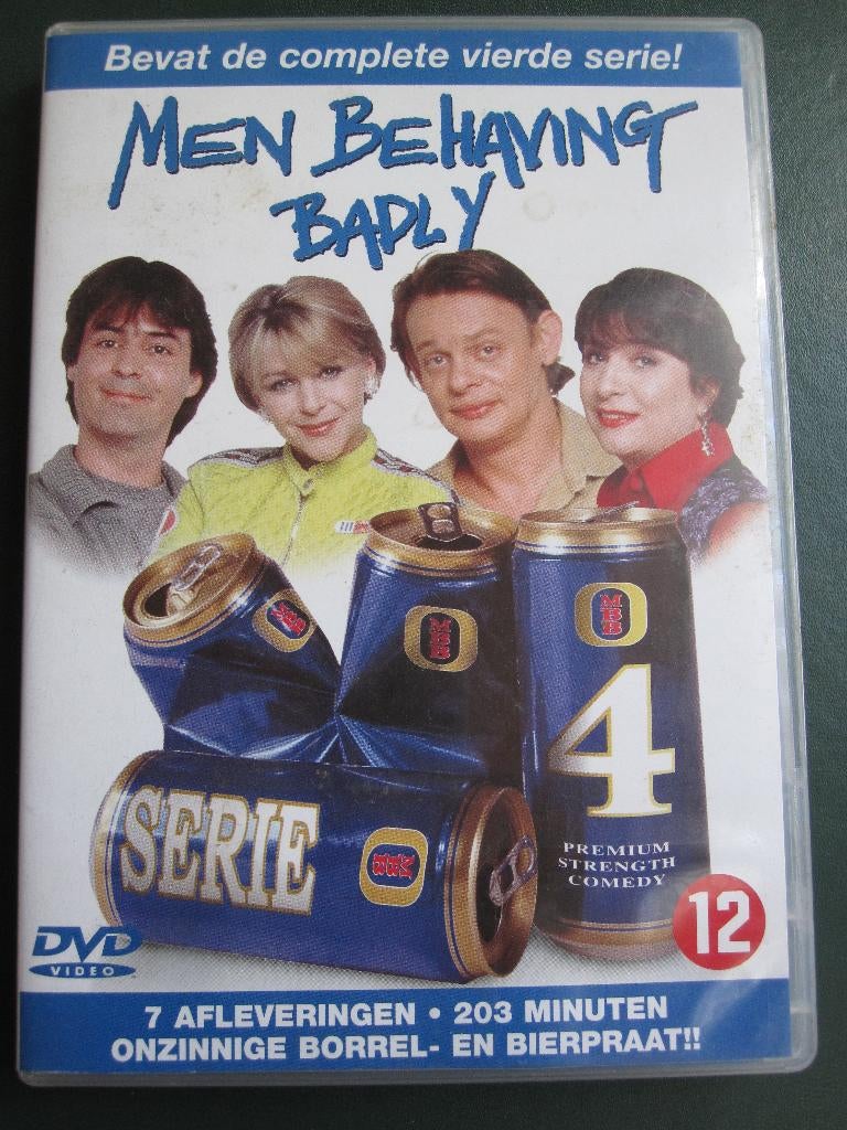 Men Behaving Badly - Serie 4 (1995), Cd's en Dvd's, Vanaf 12 jaar, Ophalen of Verzenden, Zo goed als nieuw, Komedie
