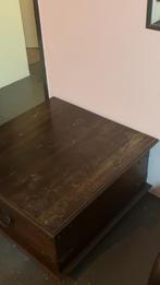 Grote Vierkante Salon Tafel / Kist, Huis en Inrichting, Tafels | Salontafels, Ophalen, Gebruikt, Vierkant, 50 tot 100 cm