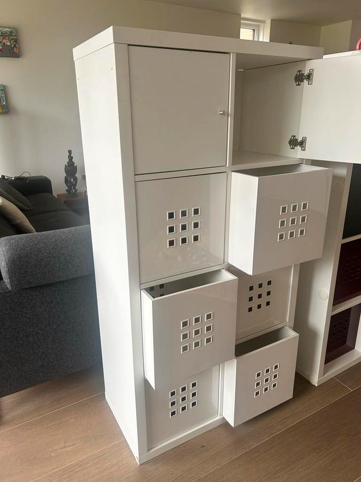 GRATIS AF TE HALEN: Kallax kast 147x76x40, Huis en Inrichting, Kasten | Kledingkasten, Gebruikt, 100 tot 150 cm, 50 tot 100 cm