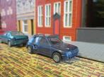 Peugeot 205 Turbo - Herpa metallic-blauw nieuw in OVP, Ophalen of Verzenden, Nieuw, Auto, Herpa