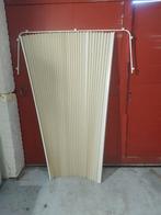 Plissé gordijn, crème met rail voor Hobby caravan, Caravans en Kamperen, Caravan accessoires, Ophalen, Gebruikt