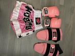 Roze kickboks set meisje, Sport en Fitness, Vechtsporten en Zelfverdediging, Overige, Zo goed als nieuw, Verzenden