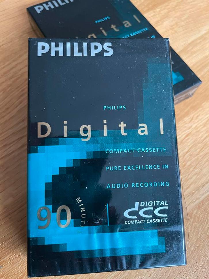 Philips DCC 90 Digital Compact Cassette - Nieuw in verpakkin, Cd's en Dvd's, Cassettebandjes, Nieuw in verpakking, Origineel, Pop