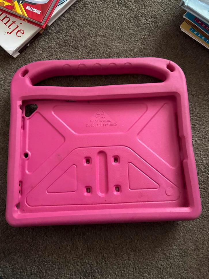 Roze iPad Kinderhoes, Computers en Software, Tablet-hoezen, Gebruikt, Bescherming voor- en achterkant, 10 inch, Ophalen of Verzenden