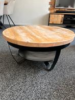 Salontafel Mango Hout - 70x35 cm, Huis en Inrichting, Tafels | Salontafels, Gebruikt, Rond, Minder dan 50 cm, Overige houtsoorten