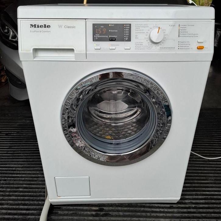 Miele W Classic EcoPlus &Comfort wegens overlijden, Witgoed en Apparatuur, Wasmachines, Zo goed als nieuw, 6 tot 8 kg, 85 tot 90 cm
