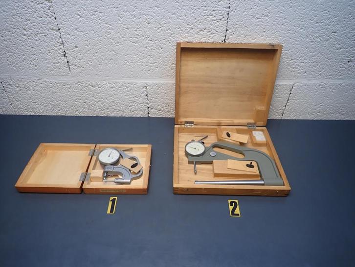 Wanddiktemeter / Pijpdikte meter / Micrometer 0.01mm, Doe-het-zelf en Verbouw, Meetapparatuur, Gebruikt, Afstand, Ophalen of Verzenden