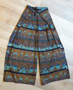 Vintage Bali Batik wikkelbroek Palazzo wrap broek, Ophalen of Verzenden, Gedragen, Overige kleuren, Lang
