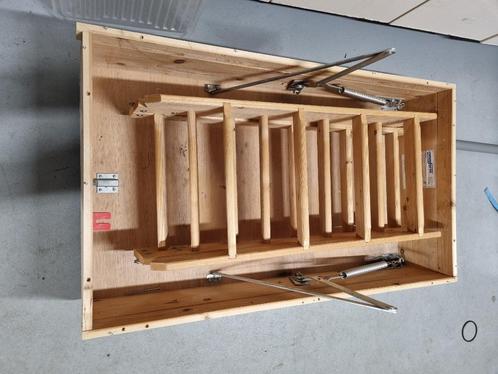 Novoferm vlizotrap met luik, Doe-het-zelf en Verbouw, Ladders en Trappen, Gebruikt, Trap, 2 tot 4 meter, Ophalen