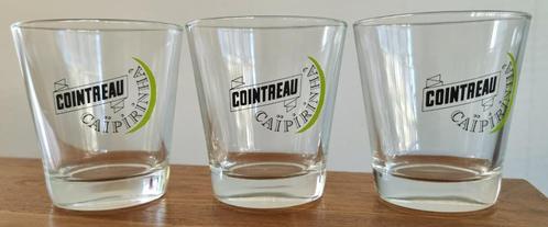Cointreau Caïpirinha glas 3x - collectors item - IZGST, Verzamelen, Glas en Borrelglaasjes, Zo goed als nieuw, Borrel- of Shotglas